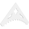 Ekena Millwork Pitch Wellington Architectural Grade PVC Gable Pediment, 48"W x 24"H x 1"P (12/12) GPP048X024X100WEL - alternate 1